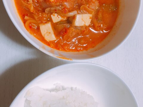 キムチチゲ❤︎簡単にできる本場韓国の味❤︎